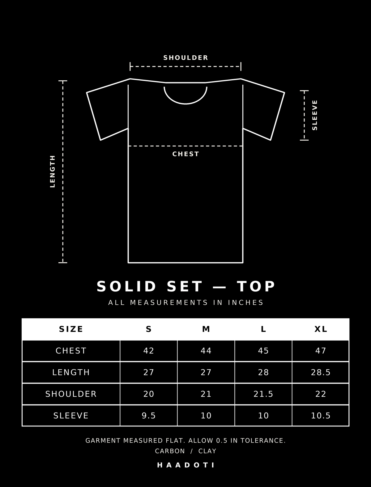 Top size chart